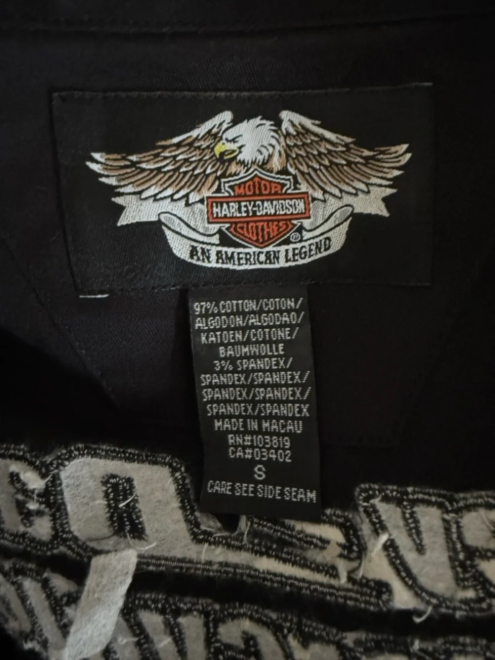 Harley-Davidson Black Women's Utility Jacket with Zip Chest Pocket